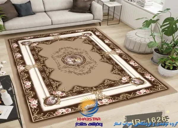 تصویر روفرشی کشدار خواب استار کد K1626