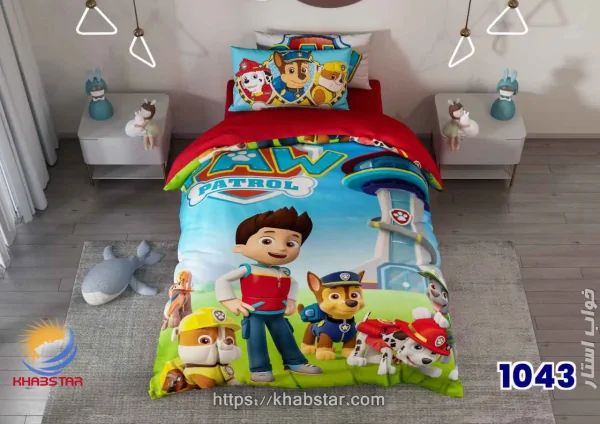 روتختی سه بعدی طرح سگهای نگهبان کد ۱۰۴۳