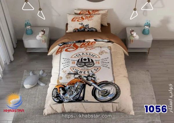 روتختی سه بعدی طرح موتور سیکلت کد ۱۰۵۶